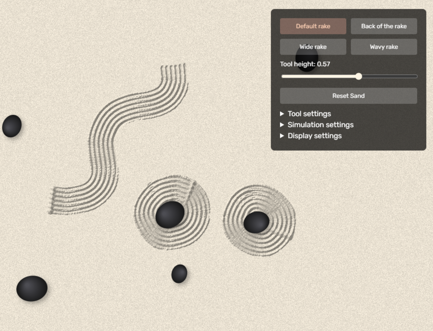 Screenshot of Zen Garden